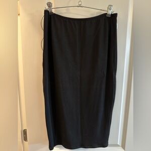 Women's Black Jersey Maternity Pencil Skirt